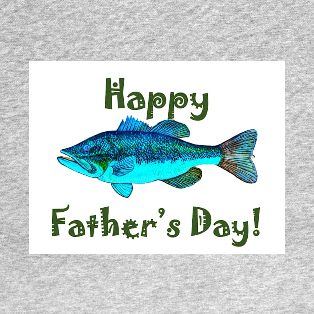 Happy Father's Day with a bass by Matt Starr Fine Art